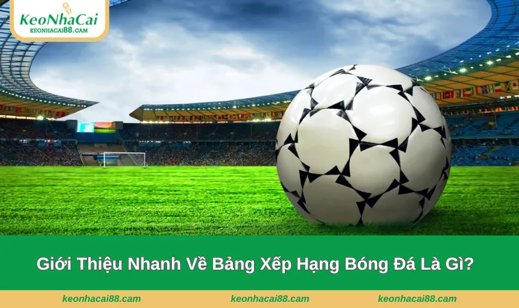bang xep hang 1 Tìm hiểu nhanh về bảng xếp hạng bóng đá